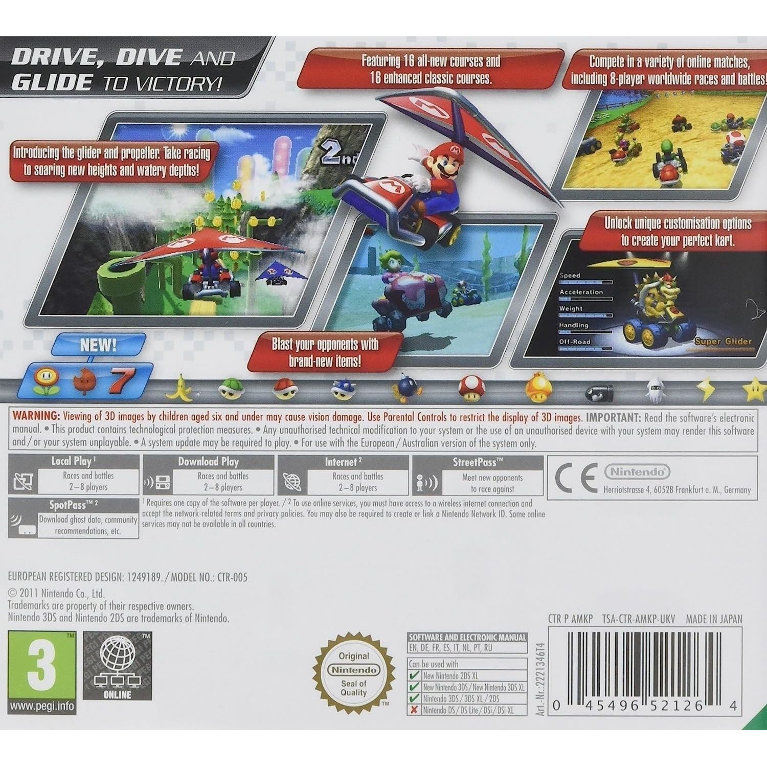 Buy Nintendo 3DS,Mario Kart 7 - Nintendo 3DS - Racing Game - Gadcet UK | UK | London | Scotland | Wales| Near Me | Cheap | Pay In 3 | Video Game Software